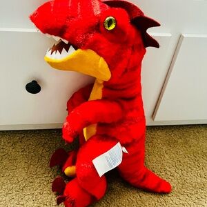 Build-A-Bear Red Velociraptor - Strawberry Heart